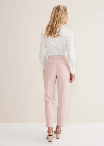 Phase Eight Ulrica Straight Legs Trousers Pink Canada | ZLWMSG-940